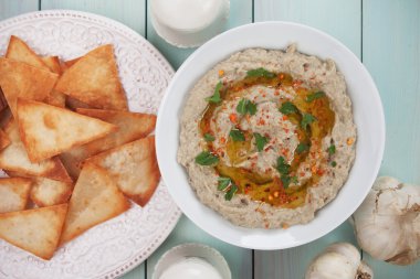 Baba ghanoush, Levanten patlıcan DIP
