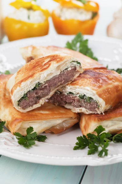Turkiska borek burger — Stockfoto