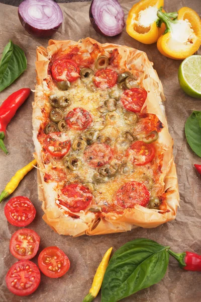 Pizza pâtissière Phyllo — Photo