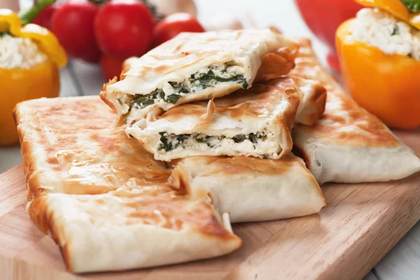 Burek ή πίτα zeljanica — Φωτογραφία Αρχείου