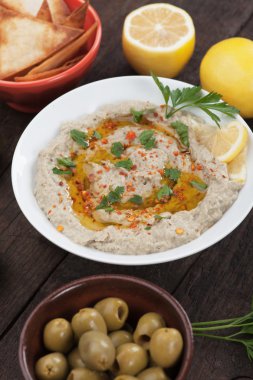 Baba ghanoush, Levanten patlıcan yemeği