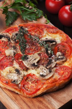 Puf böreği pizza ve pasta