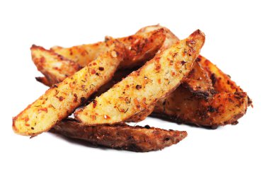 Baharatlı patates dilimleri