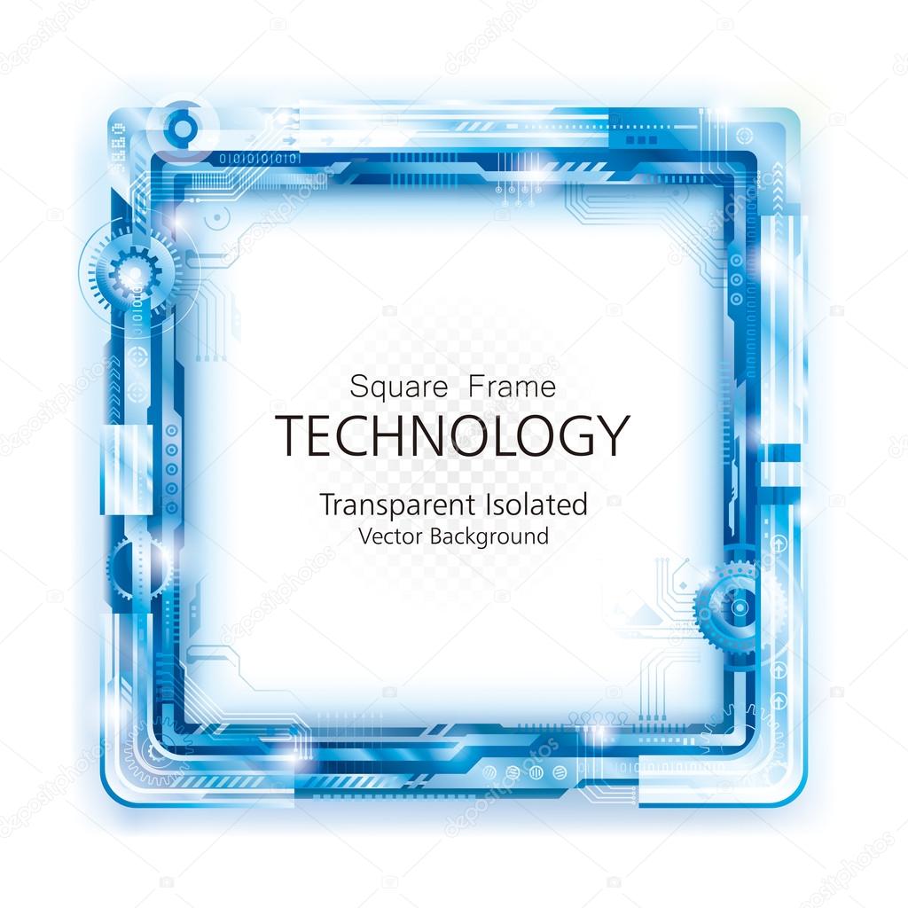 Abstract Technology Frame Background.