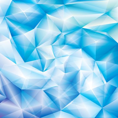 mavi kristal arka plan