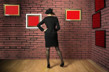 Müzede sanat koleksiyoncusu