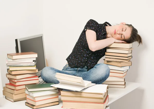 Slipping student — Stock Photo, Image