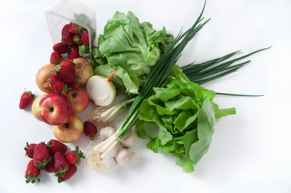 Frisches Obst und Gemüse — Stockfoto