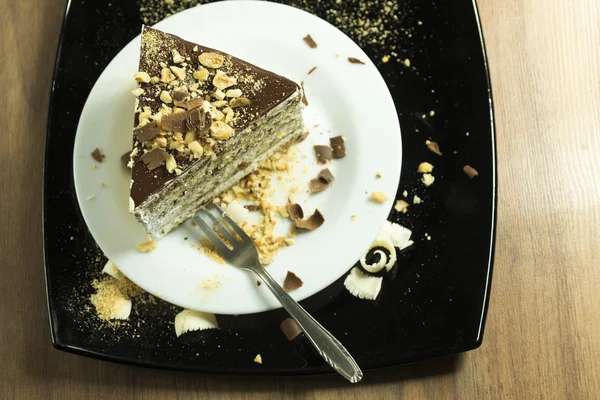 Ein Stück Kuchen — Stockfoto