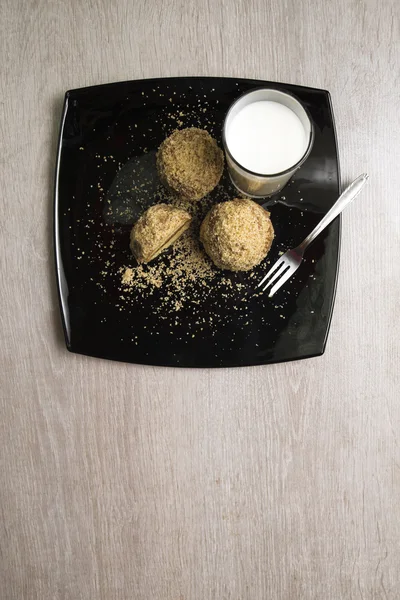 Cookies op tabel — Stockfoto