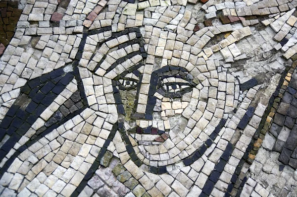 Umutsuz kadın sanat Mozaik — Stok fotoğraf