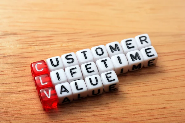 CLV-Customer Lifetime Value — Stock Photo, Image