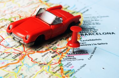 Tarragona İspanya harita otomatik