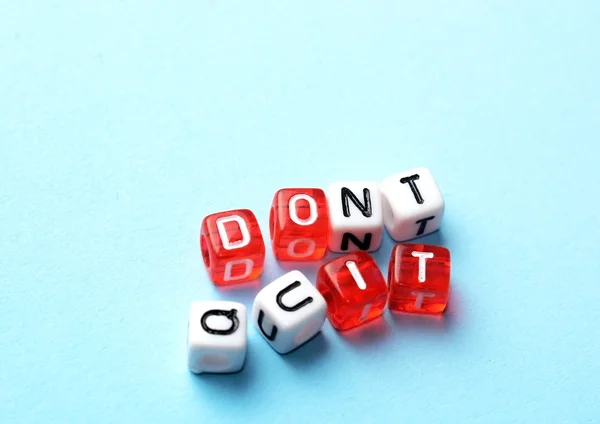 Do It dont quit — Stock Photo, Image