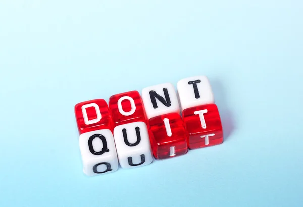 Do It don't quit — Foto Stock