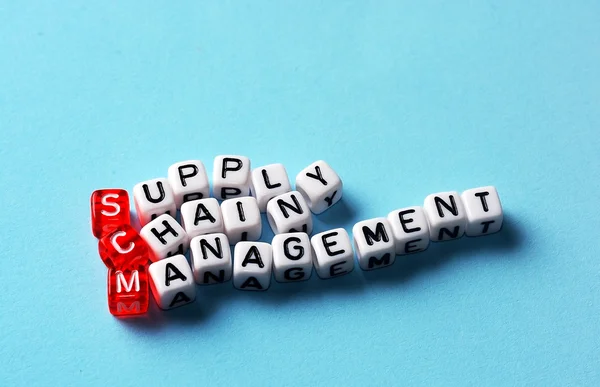 SCM Supply Chain Management — Stock Photo, Image