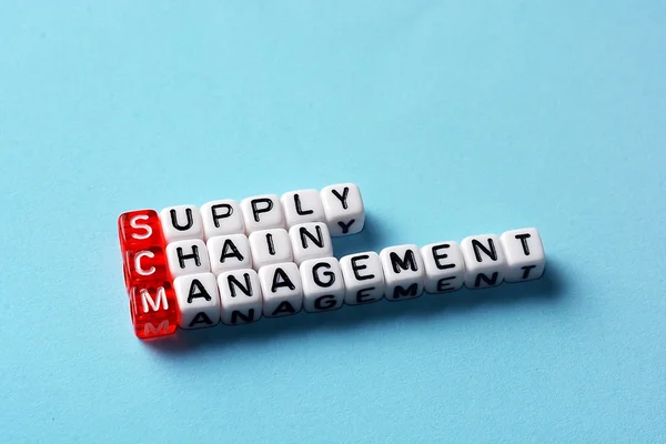 SCM Supply Chain Management — Stock Photo, Image