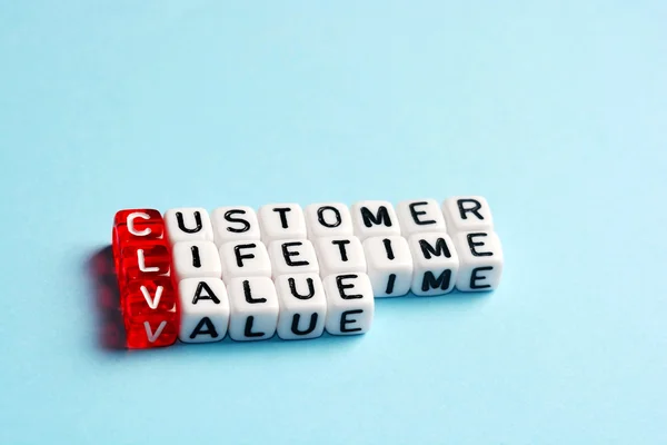 Celoživotní hodnoty zákazníka CLV — Stock fotografie
