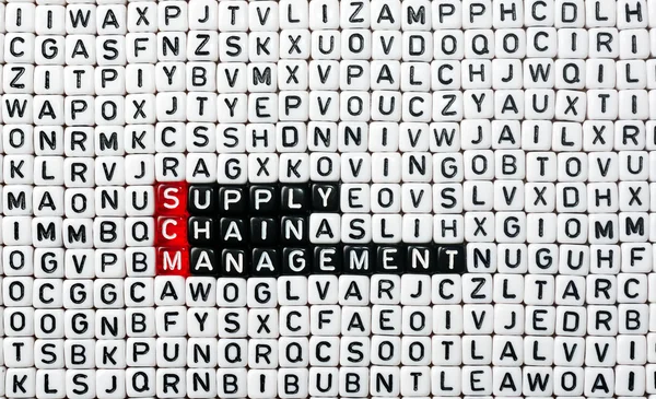 SCM Supply Chain Management — Stock Photo, Image