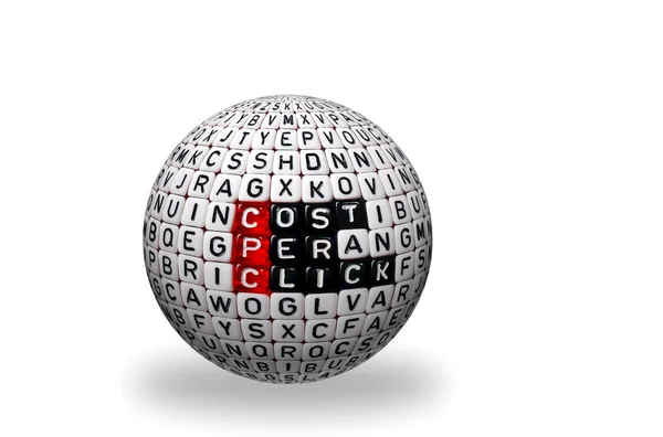 CPC-kosten Per Klik 3d — Stockfoto