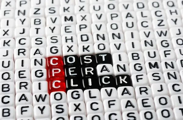 CPC cost per click — стоковое фото