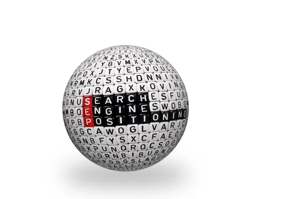 SEP Search Engine Posicionamento 3d bola — Fotografia de Stock