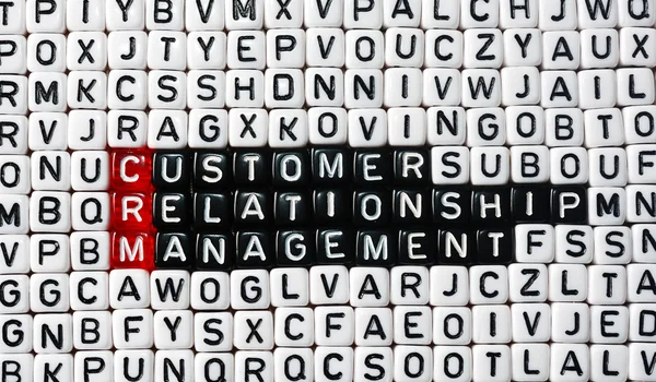 CRM Gestione delle relazioni con i consumatori — Foto Stock