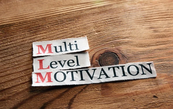 MLM- Motivación multinivel —  Fotos de Stock