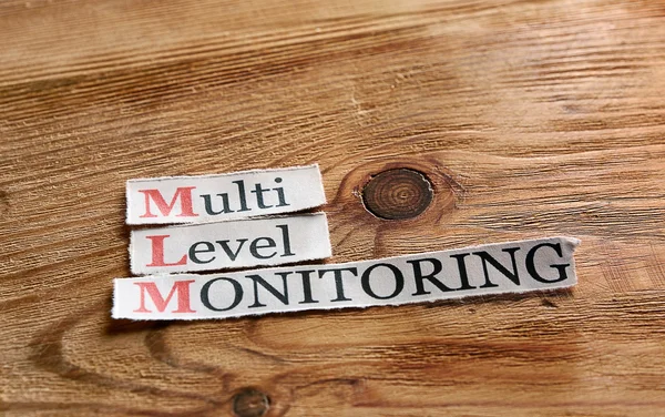 MLM- Багаторівневий моніторинг — стокове фото