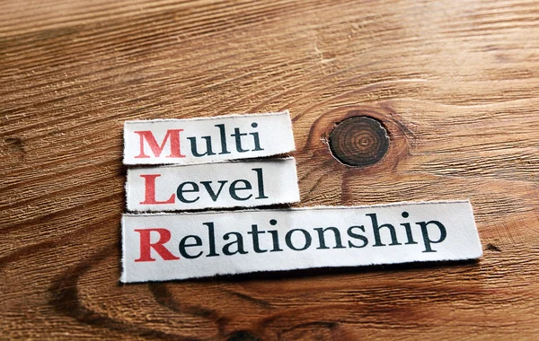 MLR- Multi Level Relationship — Stock Photo, Image