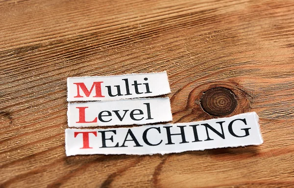 MLT- Multi Level Teaching — Stock Photo, Image