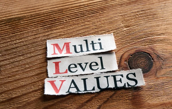 MLV- Valores de vários níveis — Fotografia de Stock