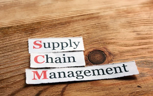 Gestione della supply chain SCM — Foto Stock
