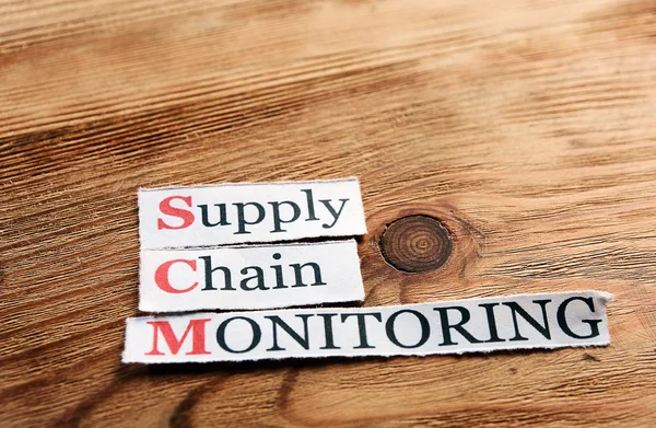 SCM Supply Chain övervakning — Stockfoto