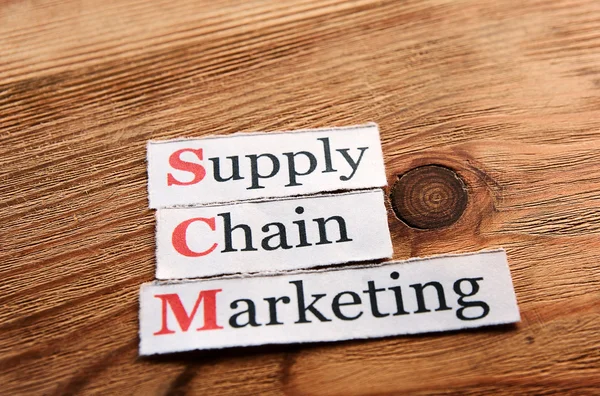 SCM Supply Chain Marketing — Stock Photo, Image