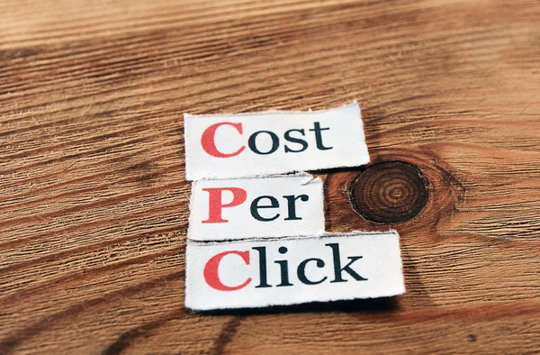 CPC cost per click — Stock Photo, Image