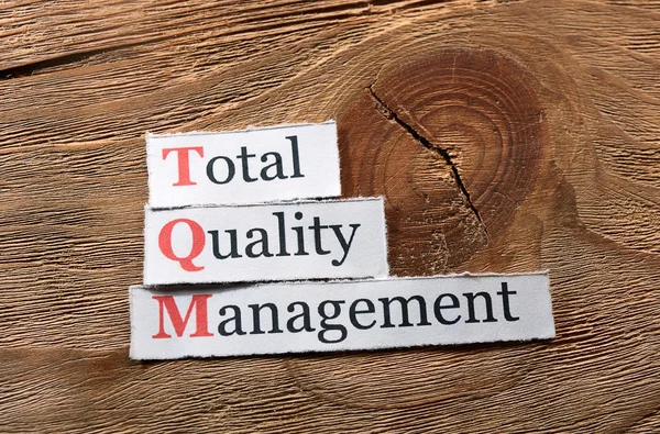 TQM- Total Quality Management — Stock Photo, Image