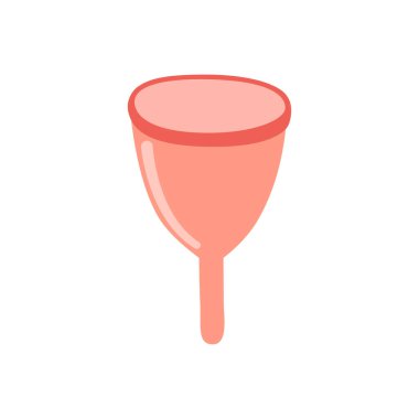 Aybaşı bardağı beyaza izole edilmiş, elle çizilmiş..