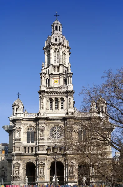 Iglesia Sainte Trinite en París. Francia — Foto de Stock