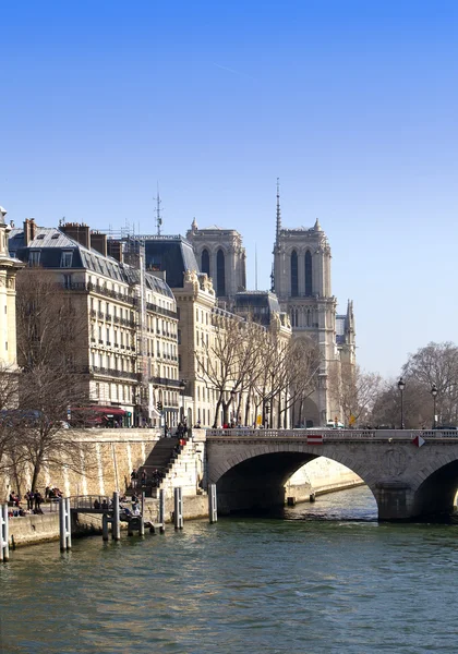 In Francia. Parigi. Notre-Dame . — Foto Stock