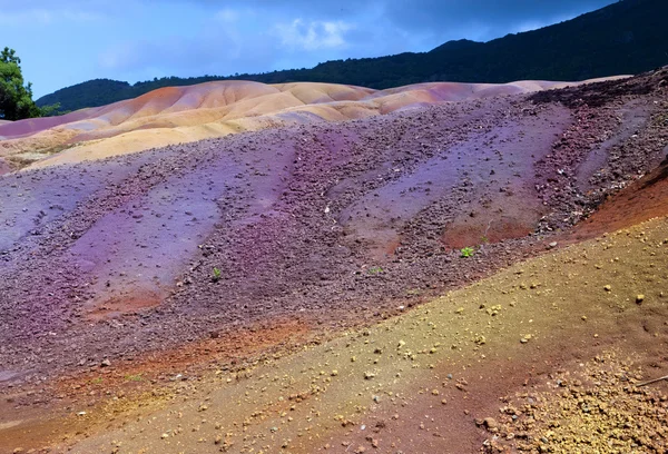 Fő látvány Mauritius - Chamarel - hét színes földek — Stock Fotó