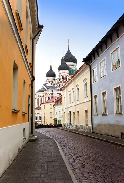 Alexander Nevsky Cathedral. Old city, Tallinn, Estonia — Stock Photo, Image