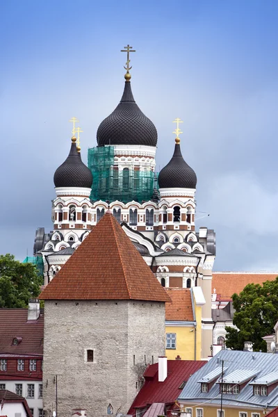 Alexander Nevsky Cathedral. Old city, Tallinn, Estonia — Stock Photo, Image