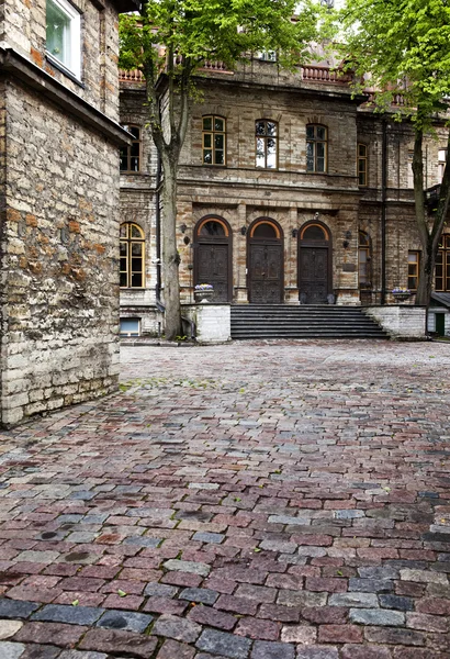 As ruas da cidade velha. Tallinn. Estónia — Fotografia de Stock