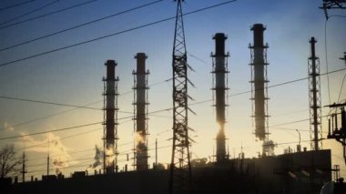 duman ve Elektrik İletim Hattı boru