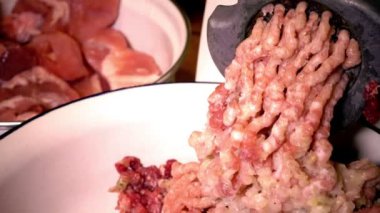 Elektrik et kıyma makinesi Forcemeat hazırlık