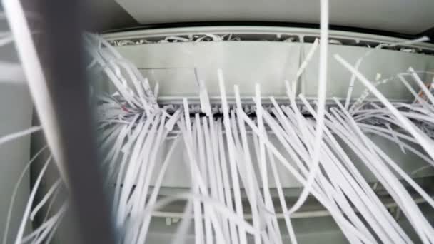 Le dispositif de destruction des papiers- broyeur- couper les documents en bandes 