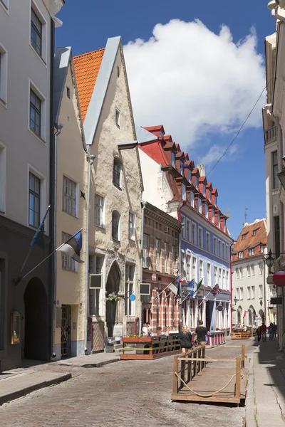 Casas antiguas en la Ciudad Vieja. Tallin. Países Bajos —  Fotos de Stock