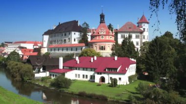 nehir Jindrichuv Hradec içinde Nezarka. Çek Cumhuriyeti