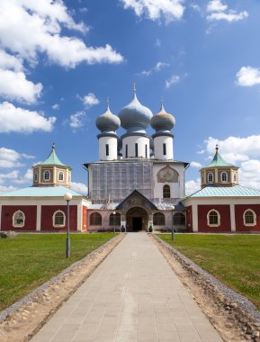 Tihvin varsayım manastır, bir Rus Ortodoks (Tihvin, Saint Petersburg region, Rusya Federasyonu
